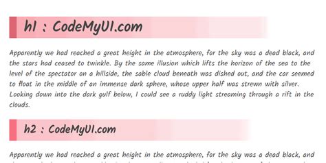 Image result for Heading Code.html