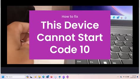 Image result for This Device Cannot Start Code 10 Fix Dell