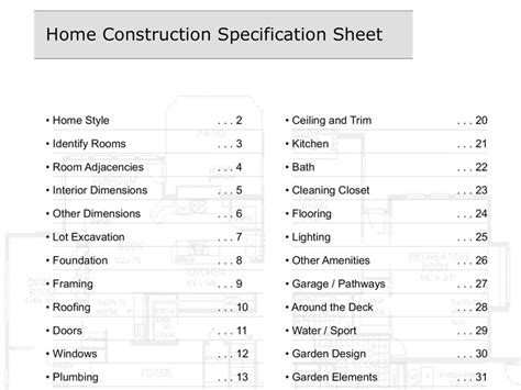 Image result for Building Specifications