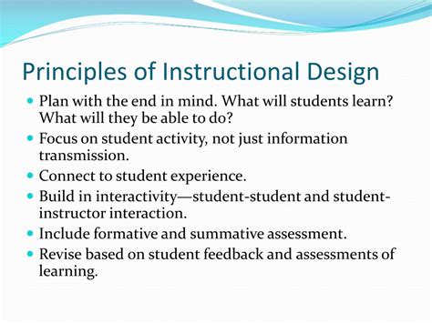 Image result for Instructional Design Principles Examples