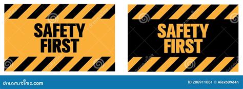 Image result for Safety First Warning Sign