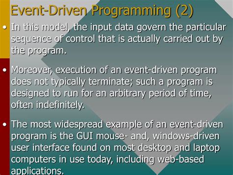 Image result for Illustrate Examples of Event Driven Programming