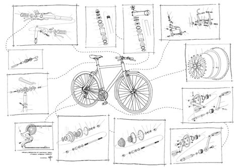 Image result for Bicycle Exploded-View