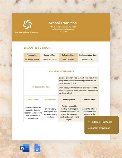 Image result for Transition Statement Examples