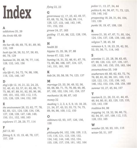 Image result for What Is the Index in a Text Book