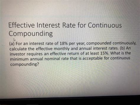 Image result for Compounded Effective Rate of Return Formula