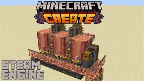 Minecraft Create Steam Engine Setup に対する画像結果