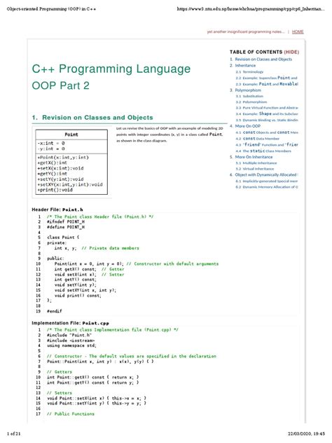 CPP Object-Oriented Programming に対する画像結果