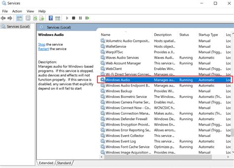 Image result for Audio Service Not Running