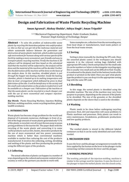 Image result for Recycling Machine Design