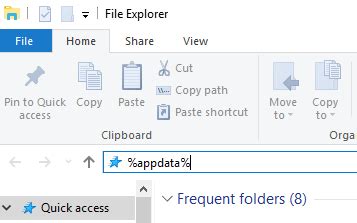 Image result for AppData File:Location