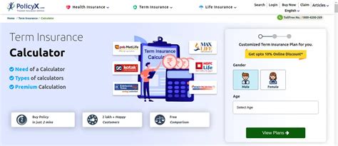 Image result for Term Insurance Calculator without Mobile Number