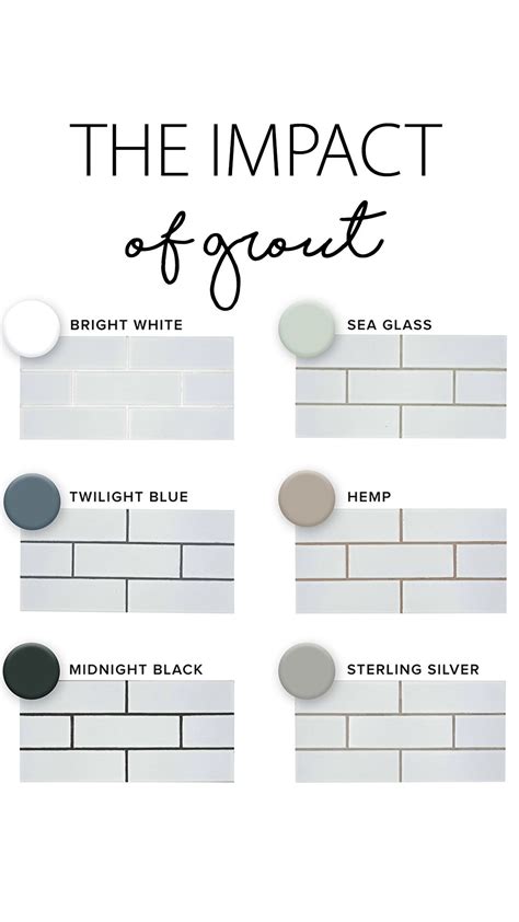 Tile & Grout Color Chart に対する画像結果