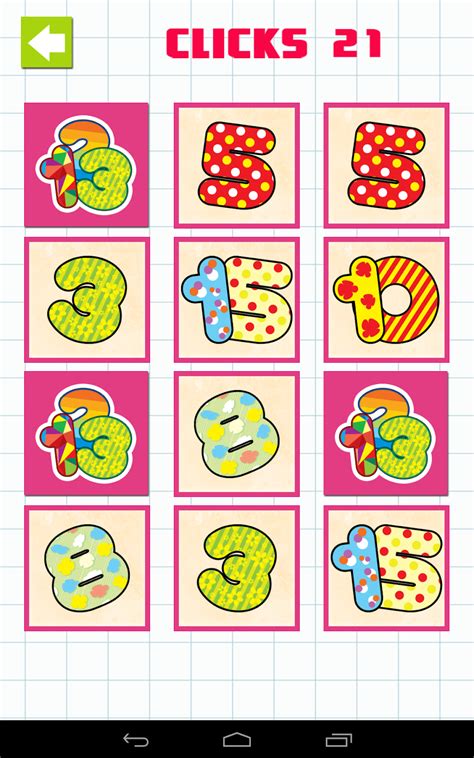 Toradh íomhá ar Numbers App Android Game