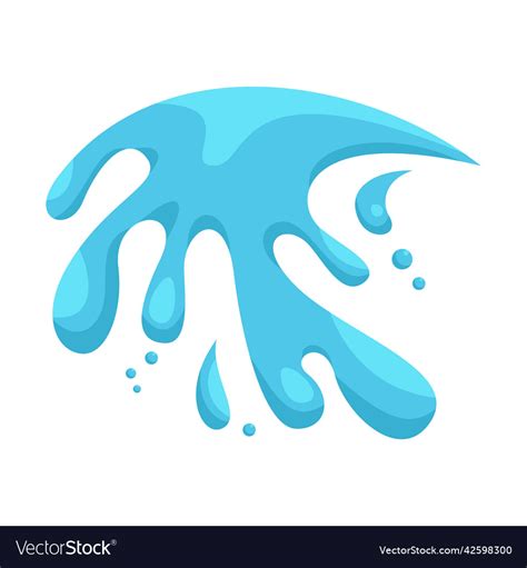 Toradh íomhá ar Water Spalsh Cartoon