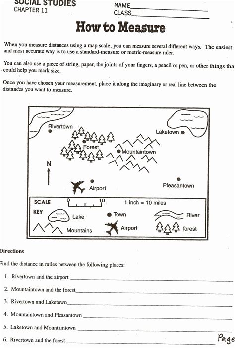 Image result for Using. Map Scale Worksheet