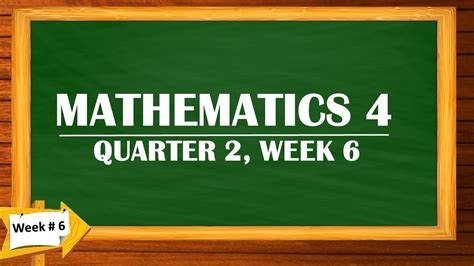 Image result for Math 2 Week 6