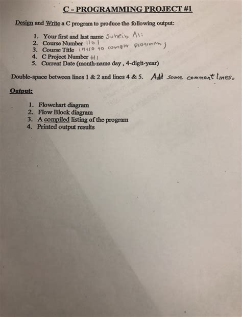 Image result for C Programing Project Front Paper Design