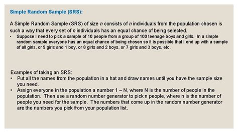 Image result for Simple Random Sample SRS