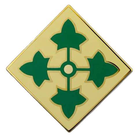 Toradh íomhá ar 4th ID Patch Class A Uniform