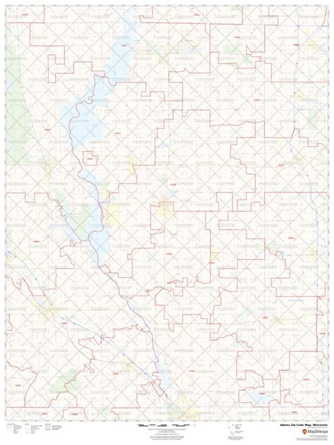 Image result for Wiscon Zip Code Map by County