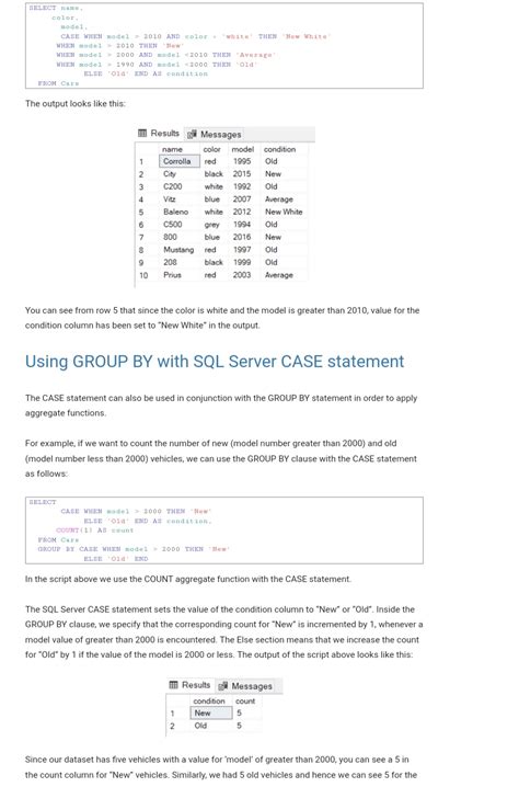 Image result for Case When SQL Server