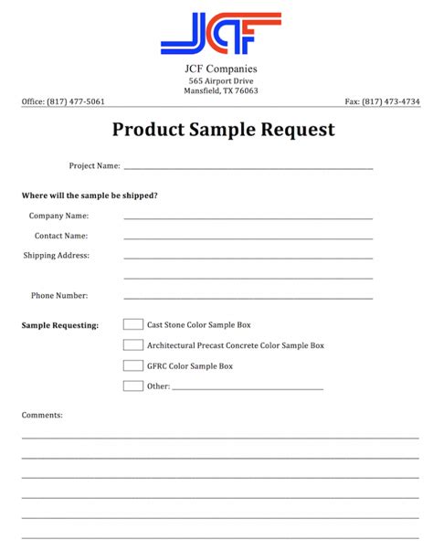 Image result for Sample Request Form