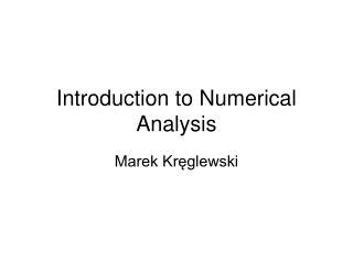 Afbeeldingsresultaten voor Introduction to Numerical Analysis