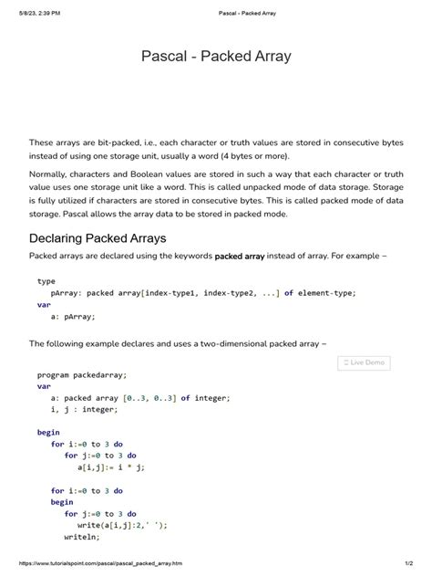 Image result for Python Pack Array