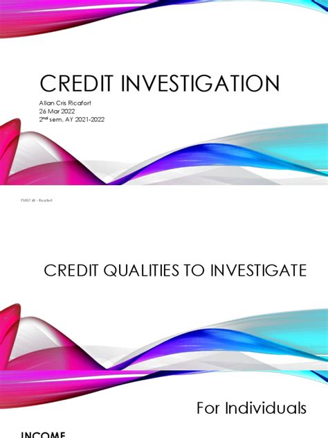 Image result for Credit Investigation Form Sample