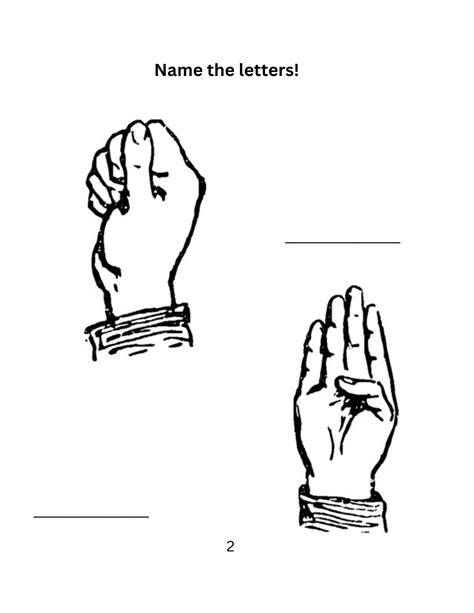 American Sign Language Chart Printable に対する画像結果