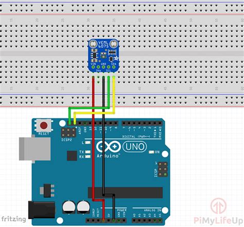 Toradh íomhá ar Arduino UV Distance Sensor