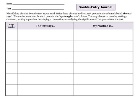 Image result for Double Entry Journal Example
