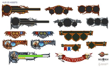 Toradh íomhá ar RPG GUI HUD