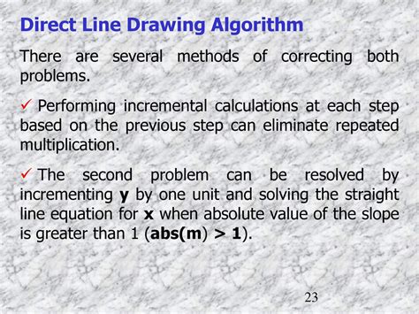 Image result for Direct Scan Conversion Line Drawing Algorithm