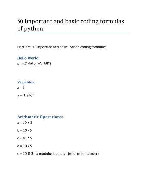 Image result for Math Formula to Python Code