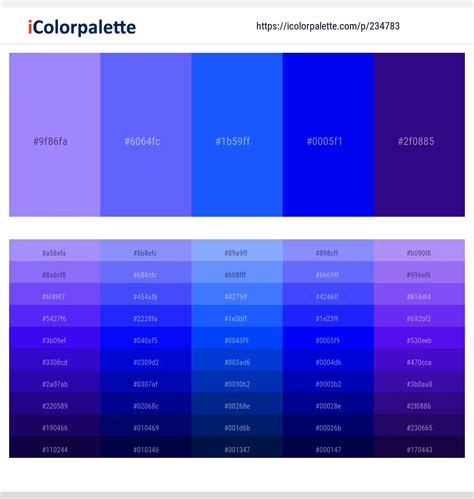 Image result for Blue Color Palette Web Design