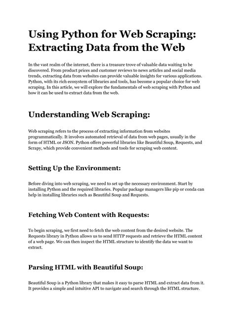 Image result for Web Scraping for Data Science Using Python