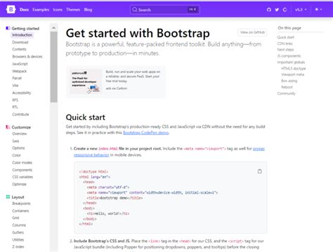 Bootstrap Reference に対する画像結果
