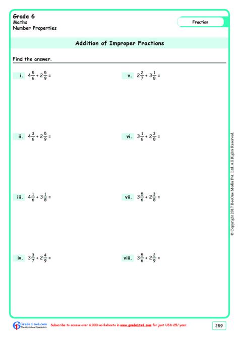 Afbeeldingsresultaten voor Improper Fraction Math Problems