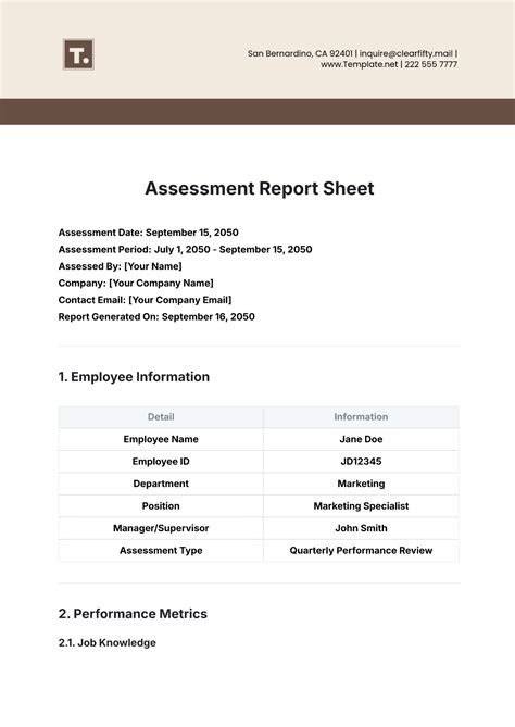 Image result for Report Sheet Format