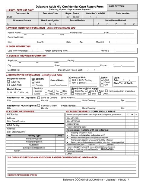 Case Report Form Example に対する画像結果