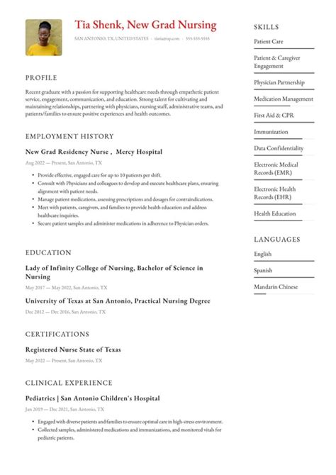 Toradh íomhá ar New Graduate Resume Examples