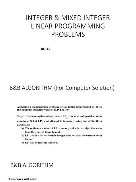Image result for Integer Linear Programming Drawing