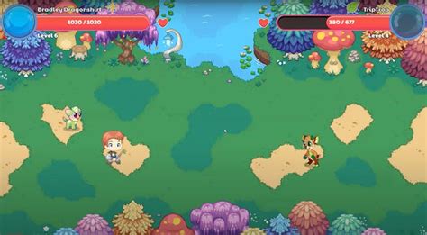 The beginning of a battle against TripTrop, a Prodigy pet.