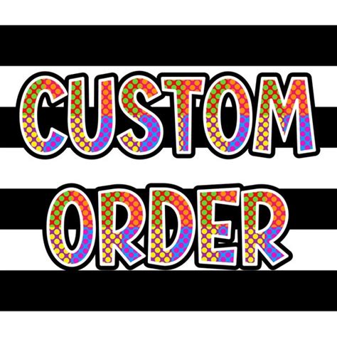 Image result for Images for Custom Order