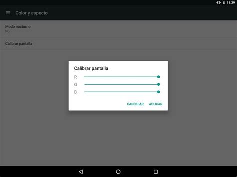 Toradh íomhá ar Calibrar Pantalla RGB