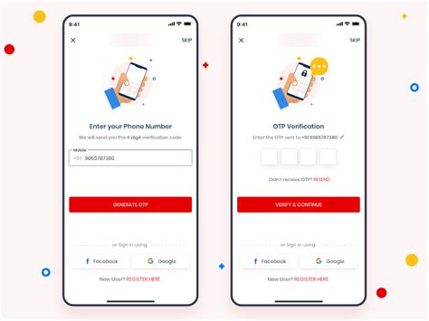 Phone Verification App Design に対する画像結果