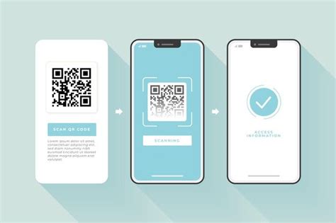 Toradh íomhá ar QR Code Reader Mobile UI Design