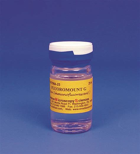 Toradh íomhá ar Mounting Medium On Micrsocope